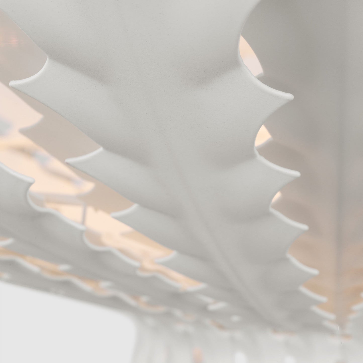 AERIN Hampton Extra Large Reef Chandelier - Plaster White Pendant Light Bloomingdales Lighting