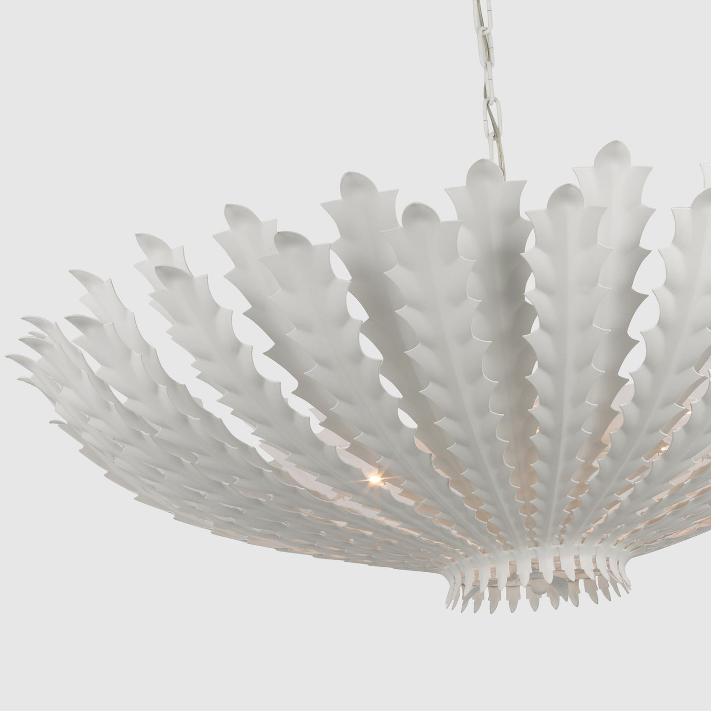 AERIN Hampton Extra Large Reef Chandelier - Plaster White Pendant Light Bloomingdales Lighting