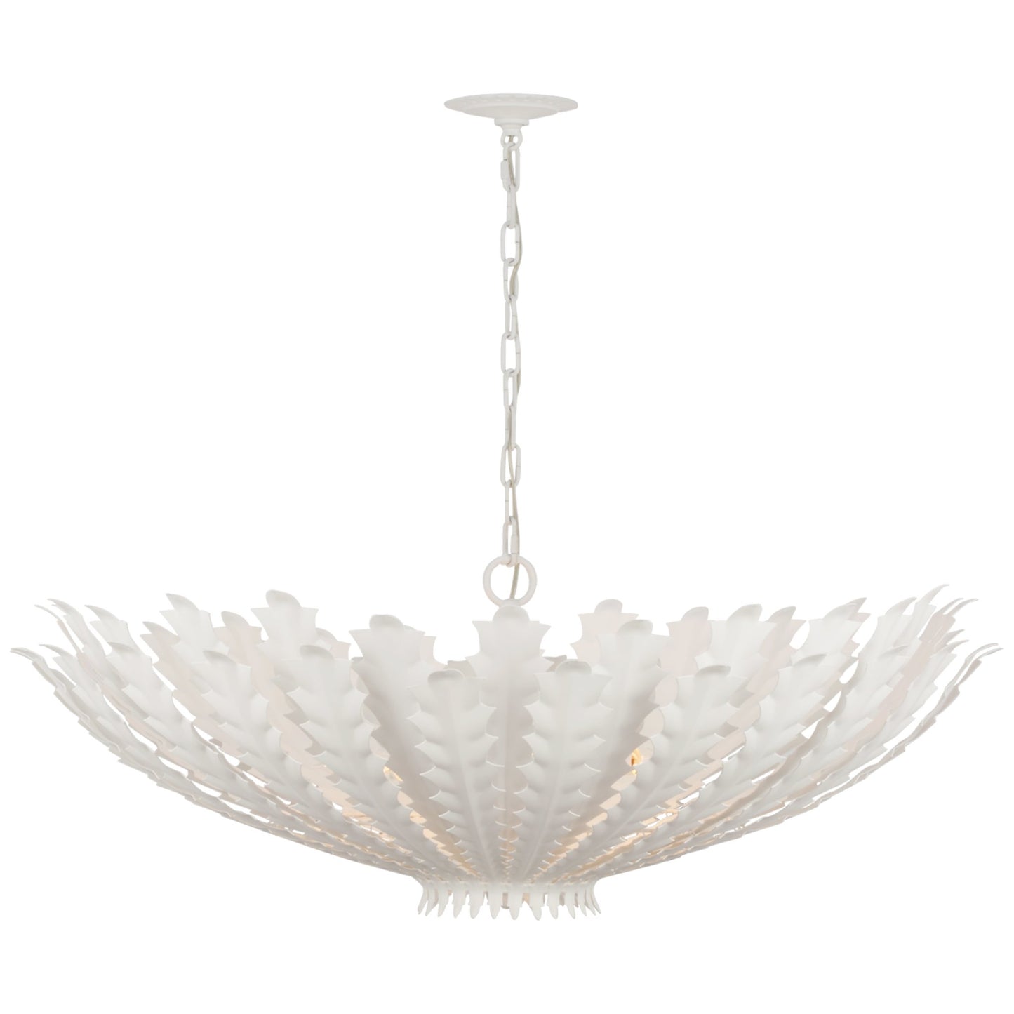 AERIN Hampton Extra Large Reef Chandelier - Plaster White Pendant Light Bloomingdales Lighting