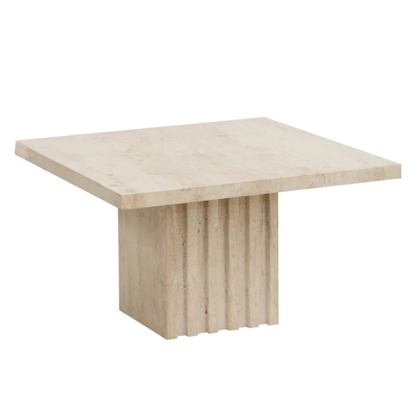 Atlas Travertine Medium Coffee Table Coffee Table Cafe Lighting & Living Small
