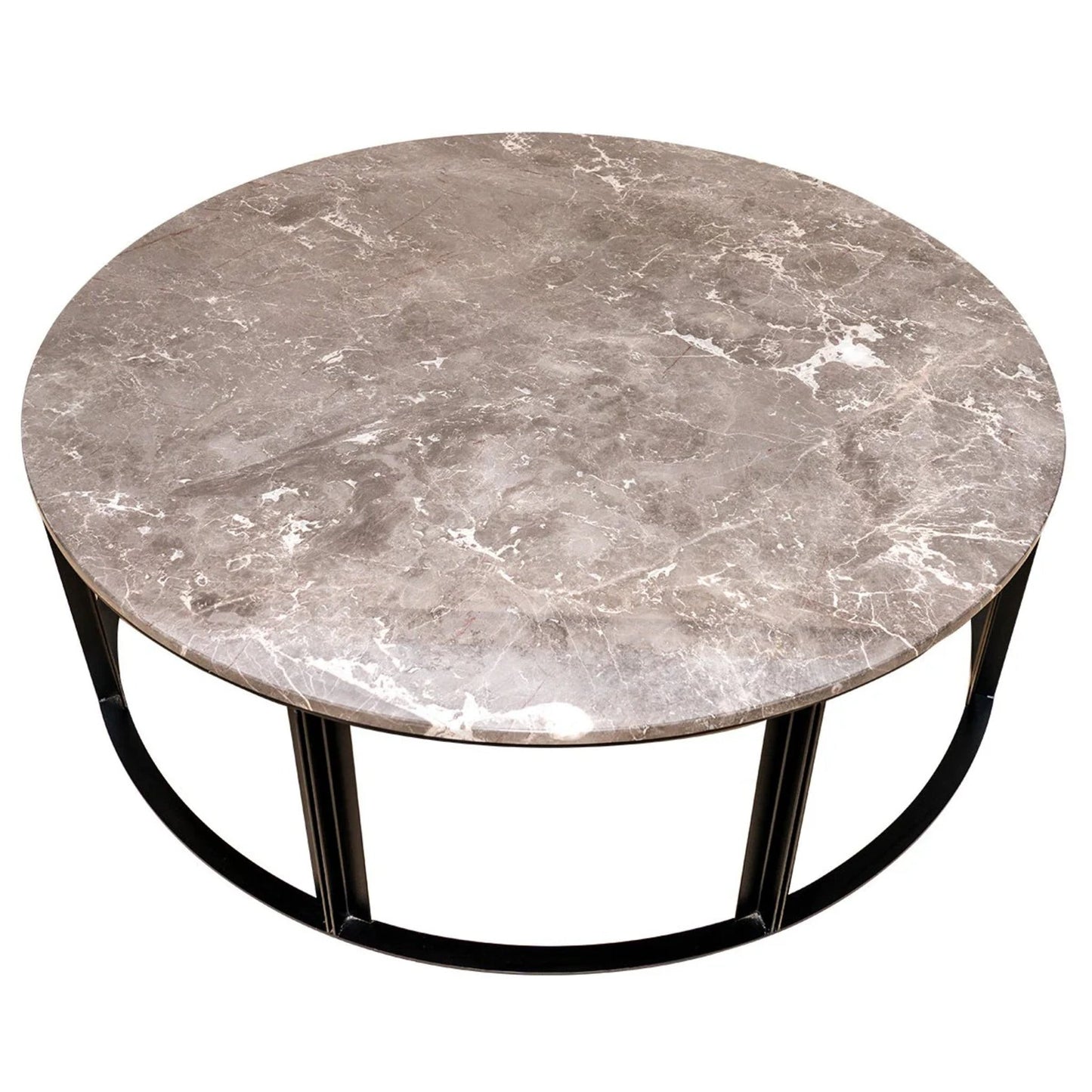 Bowie Marble Large Coffee Table - Grey Coffee Table Cafe Lighting & Living