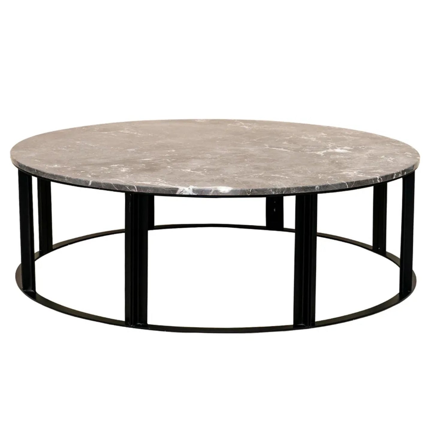 Bowie Marble Medium Coffee Table - Grey Coffee Table Cafe Lighting & Living