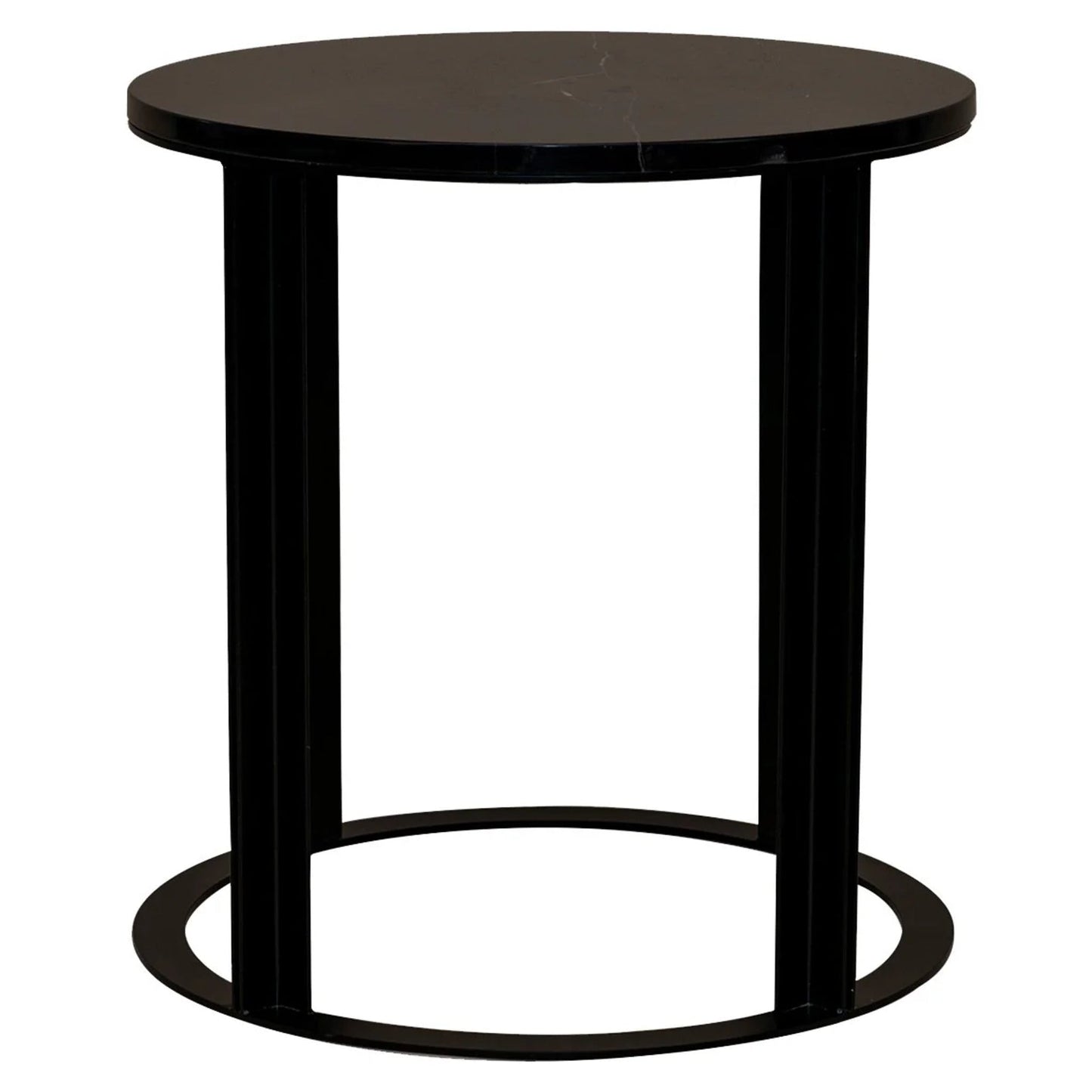 Bowie Marble Side Table - Black Side Table Cafe Lighting & Living