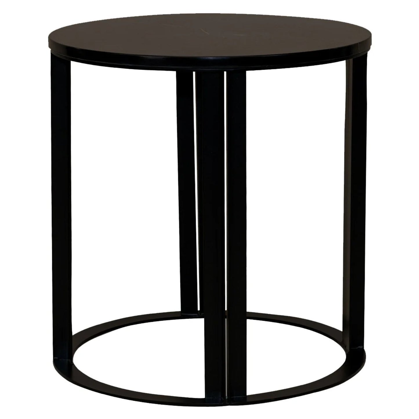 Bowie Marble Side Table - Black Side Table Cafe Lighting & Living
