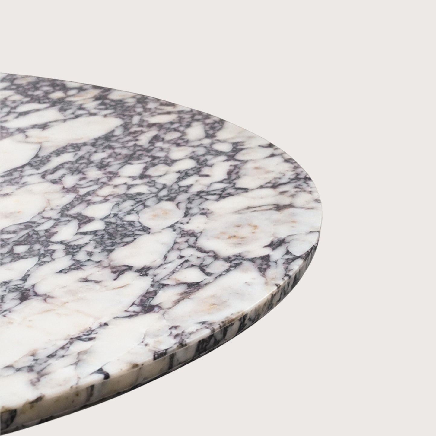 Brielle Round Viola Marble Dining Table Dining Table Raffine