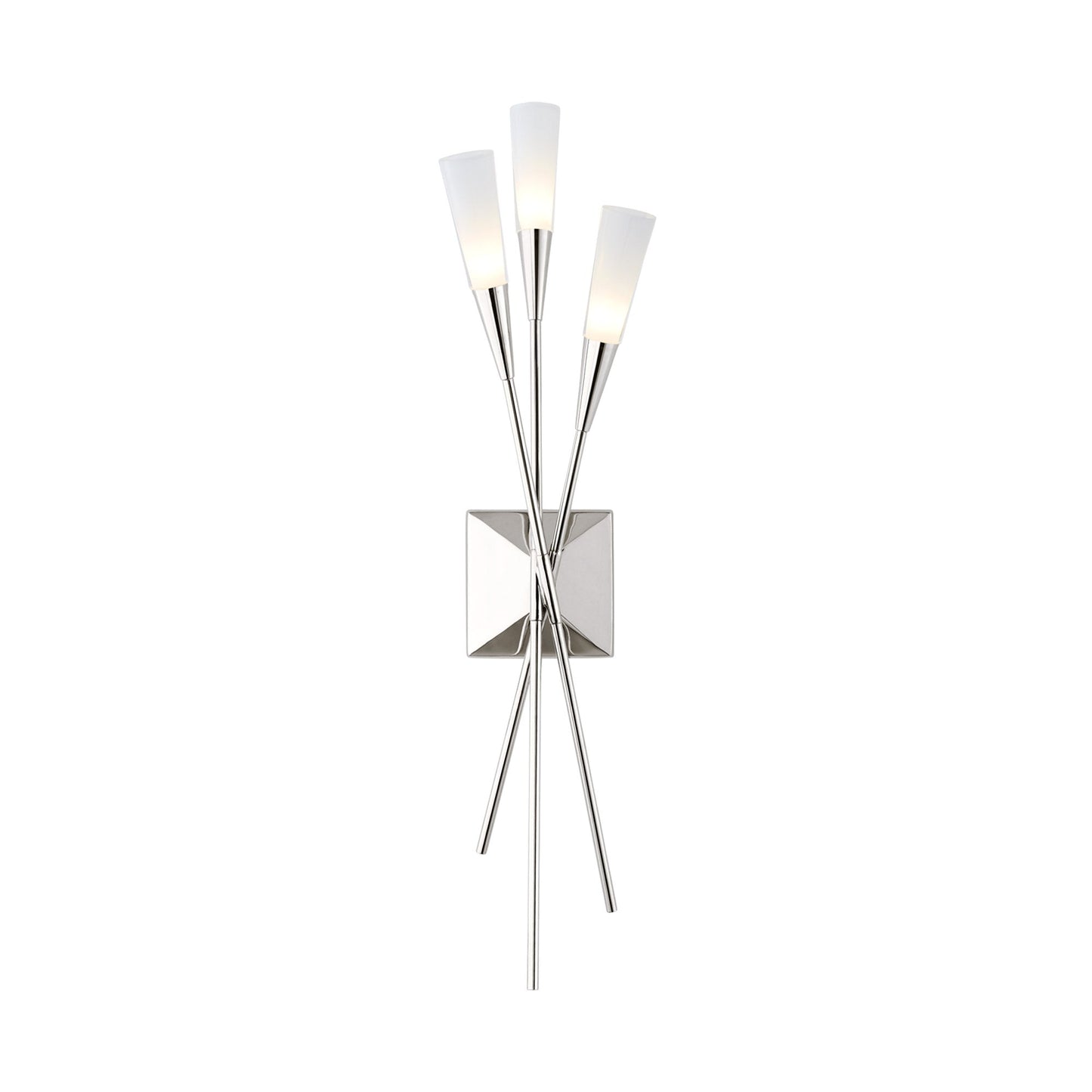 Chapman & Myers Stellar Triple Tail Wall Sconce - Polished Nickel Wall Light Bloomingdales Lighting Polished Nickel