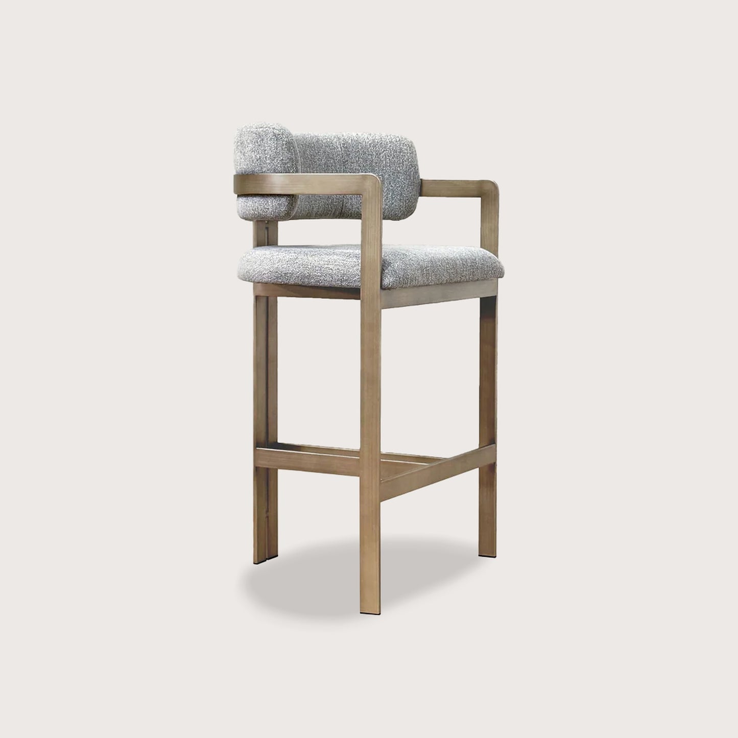 Claude Rounded Metal Bar Stool
