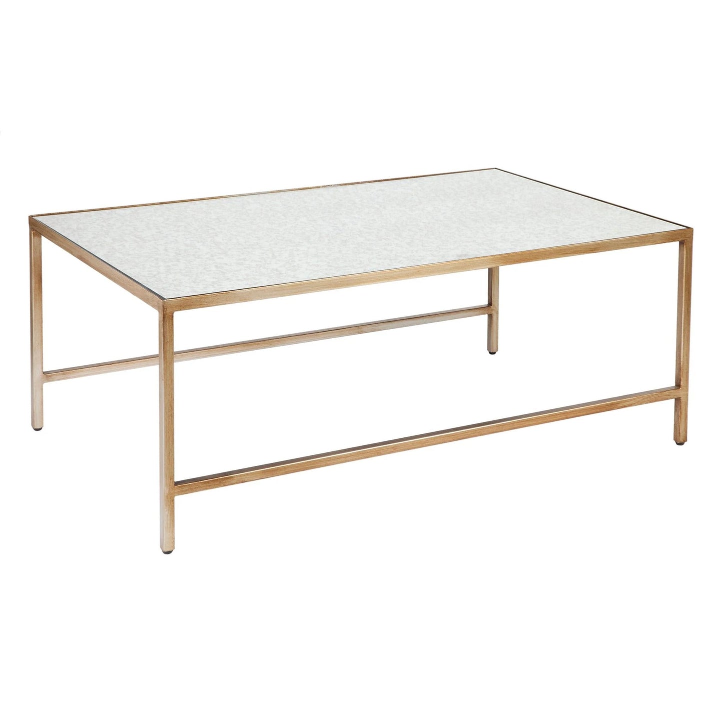 Cocktail Mirrored Nesting Coffee Tables - Antique Gold Coffee Table Cafe Lighting & Living