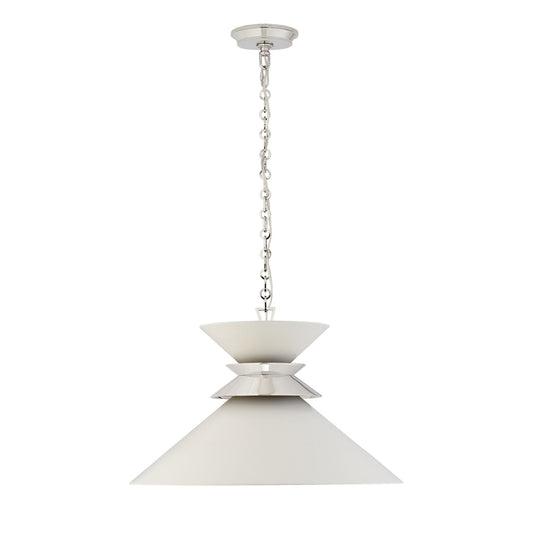 E. F. Chapman Alborg Large Stacked Pendant Light Pendant Light Bloomingdales Lighting White