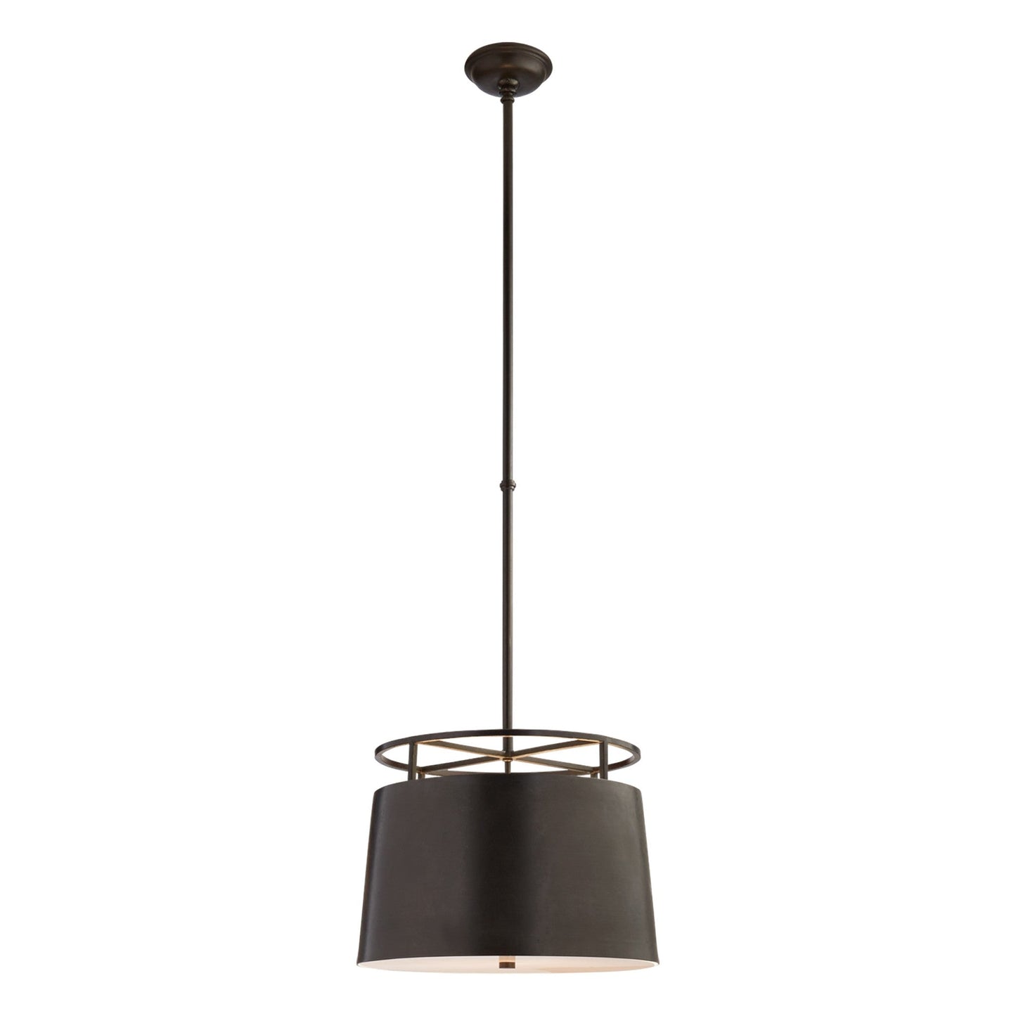 E. F. Chapman Bryden Medium Round Pendant Light - Aged Iron Pendant Light Bloomingdales Lighting Aged Iron
