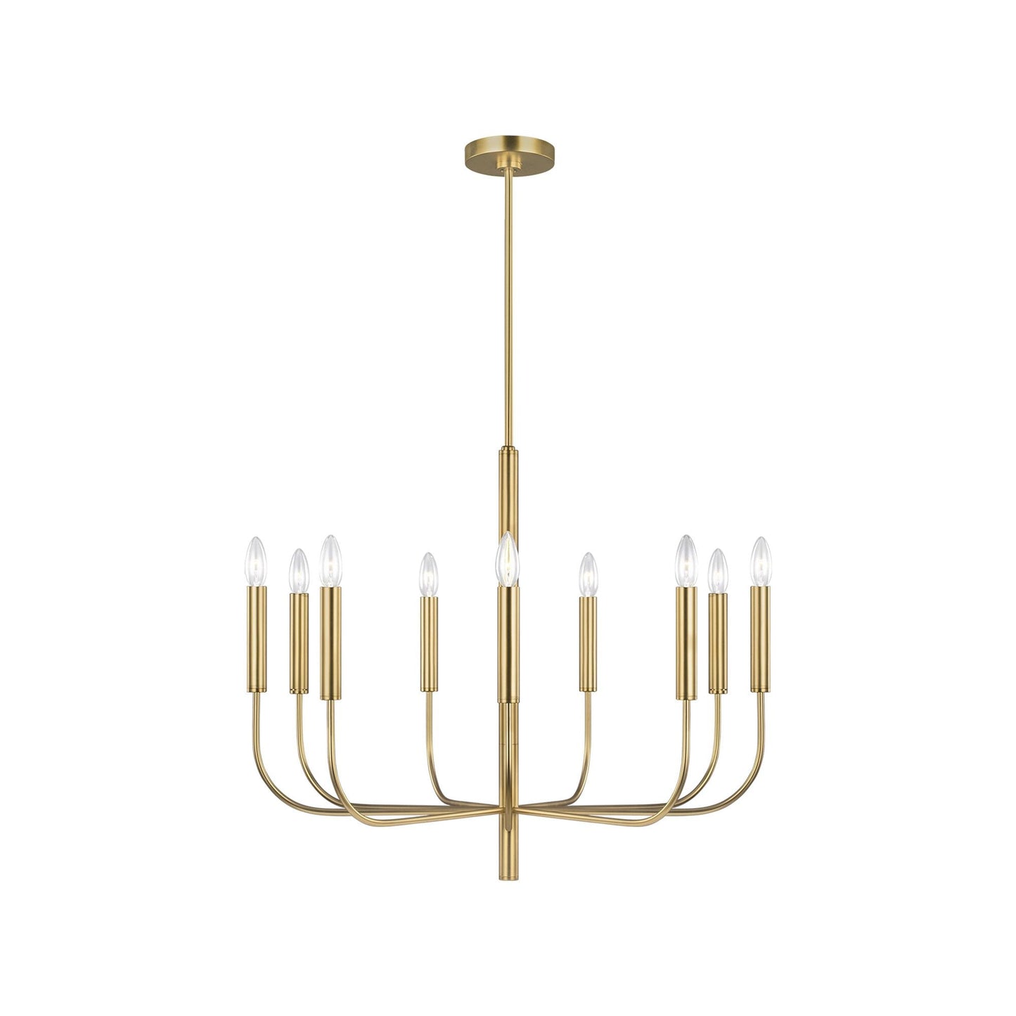 Ellen DeGeneres Brianna Medium 9 Light Brass Chandelier Pendant Light Bloomingdales Lighting