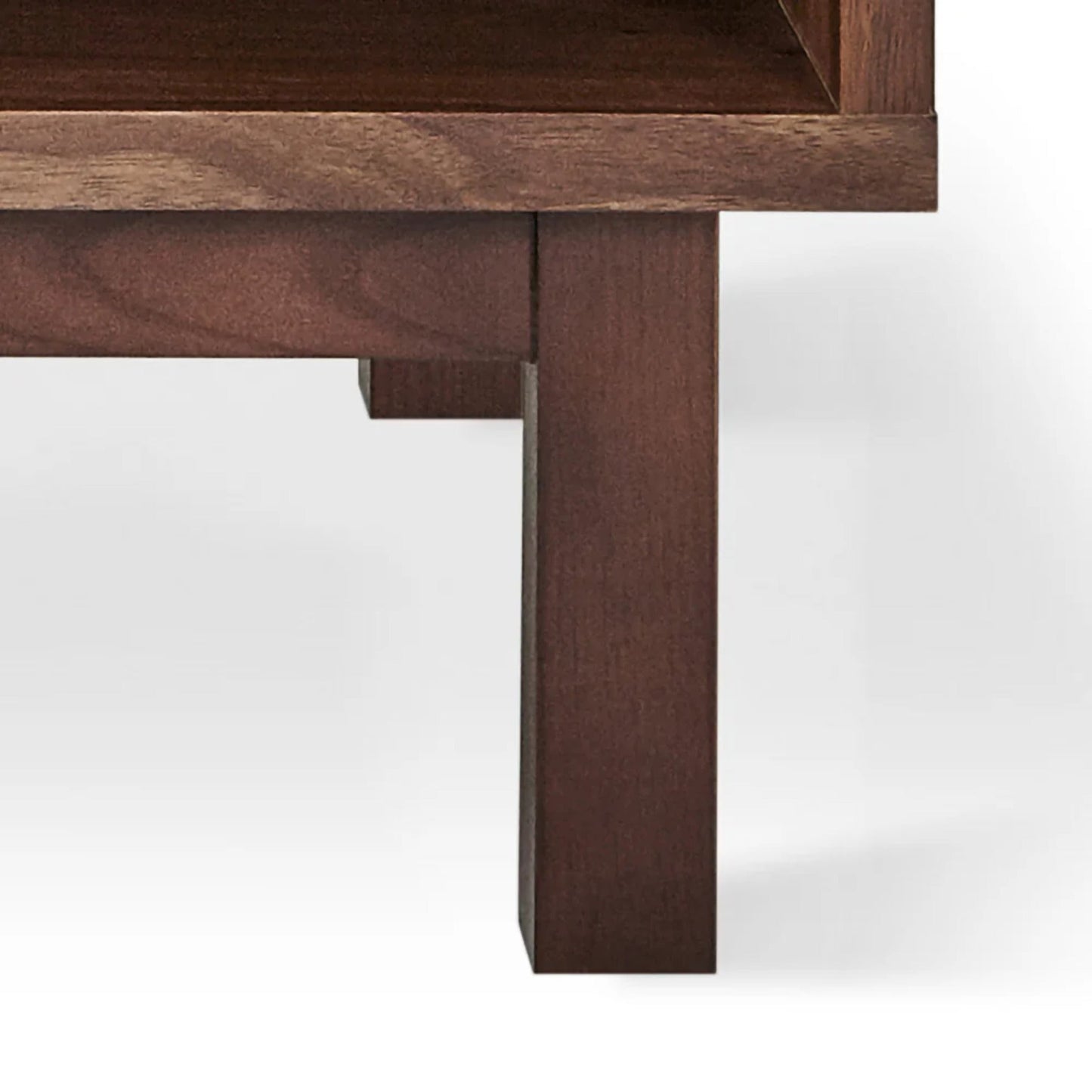 Gus Belmont Storage Bedside Table - Walnut Bedside Table M+Co Living