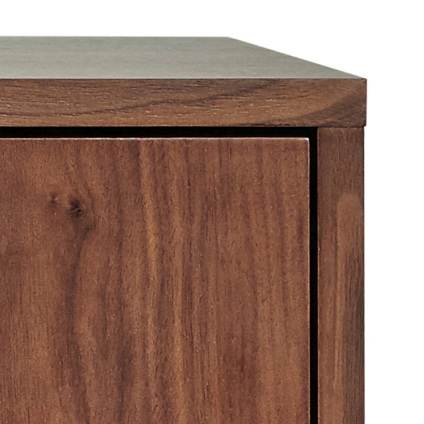 Gus Belmont Storage Bedside Table - Walnut Bedside Table M+Co Living