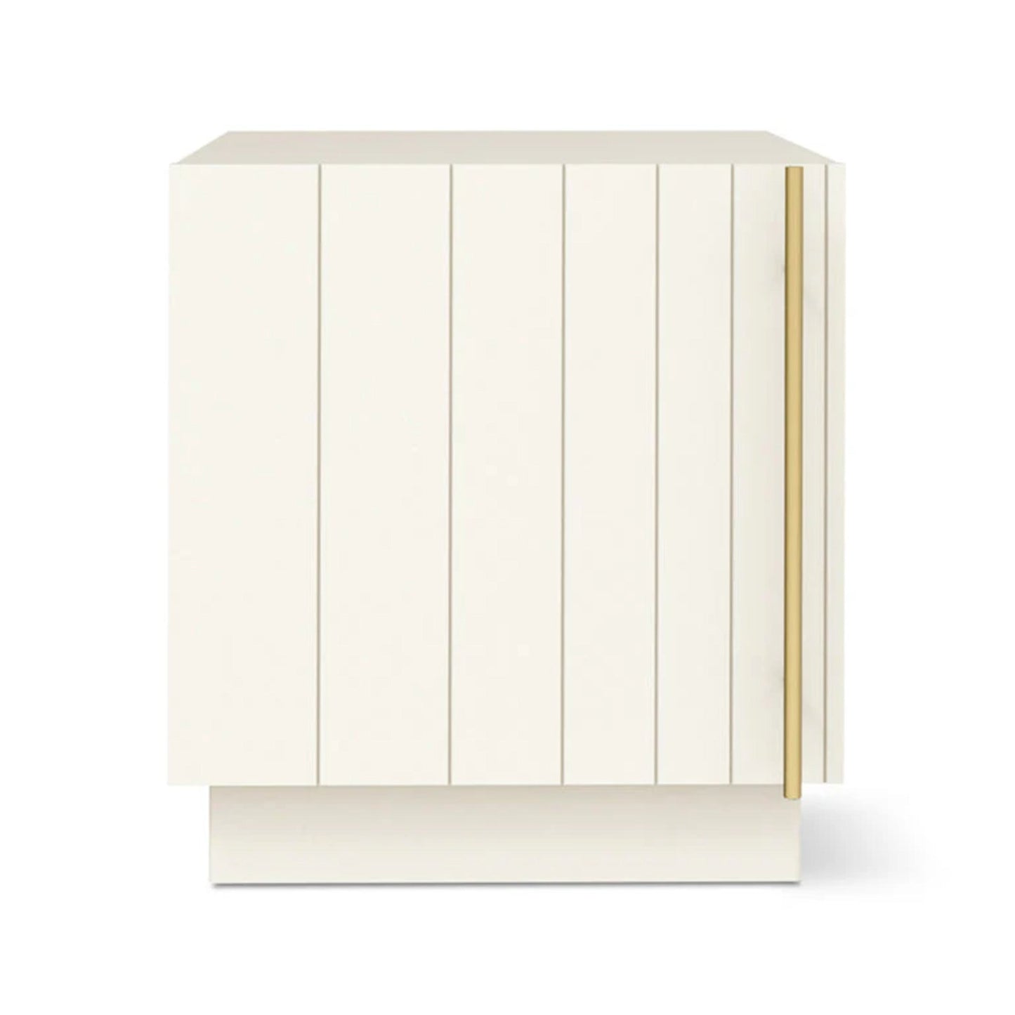 Gus Elora Beadboard Cabinet Bedside Table - Dusk Bedside Table M+Co Living Pearl