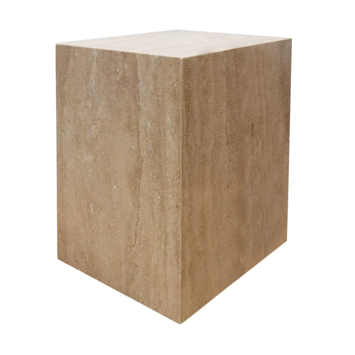 Hendrix Natural Onyx Stone Side Table Side Table Cafe Lighting & Living Travertine
