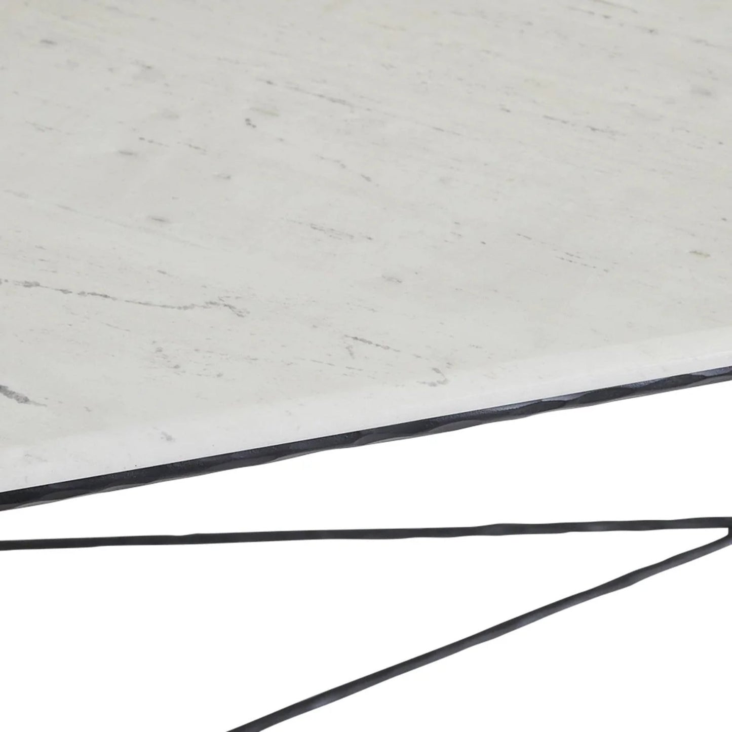 Heston Large Marble Console Table - Black Console Table Cafe Lighting & Living