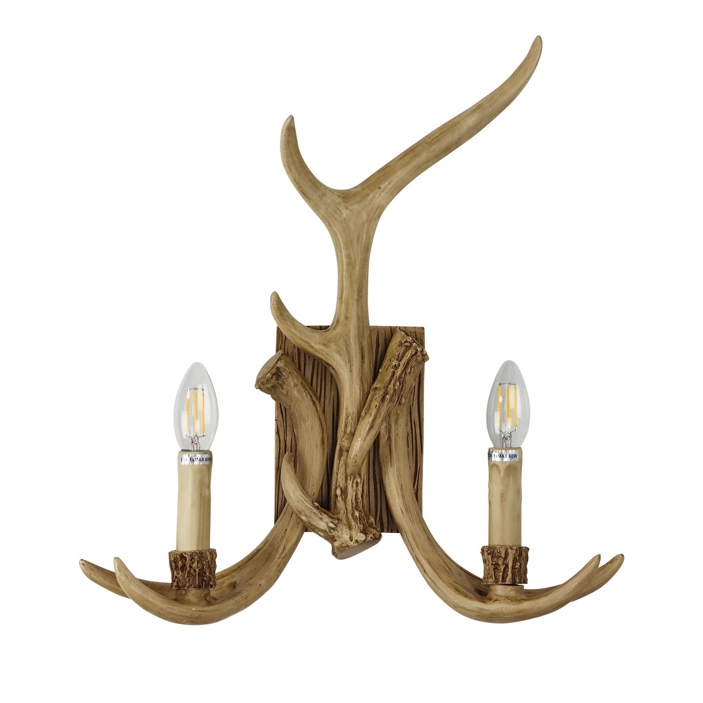 Hyort Deer Antler Resin Designer Wall Light Wall Light Oriel Lighting