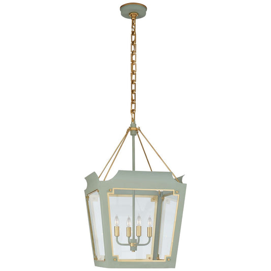 Julie Neill Caddo Medium Gild Lantern Pendant Light Pendant Light Bloomingdales Lighting Celadon