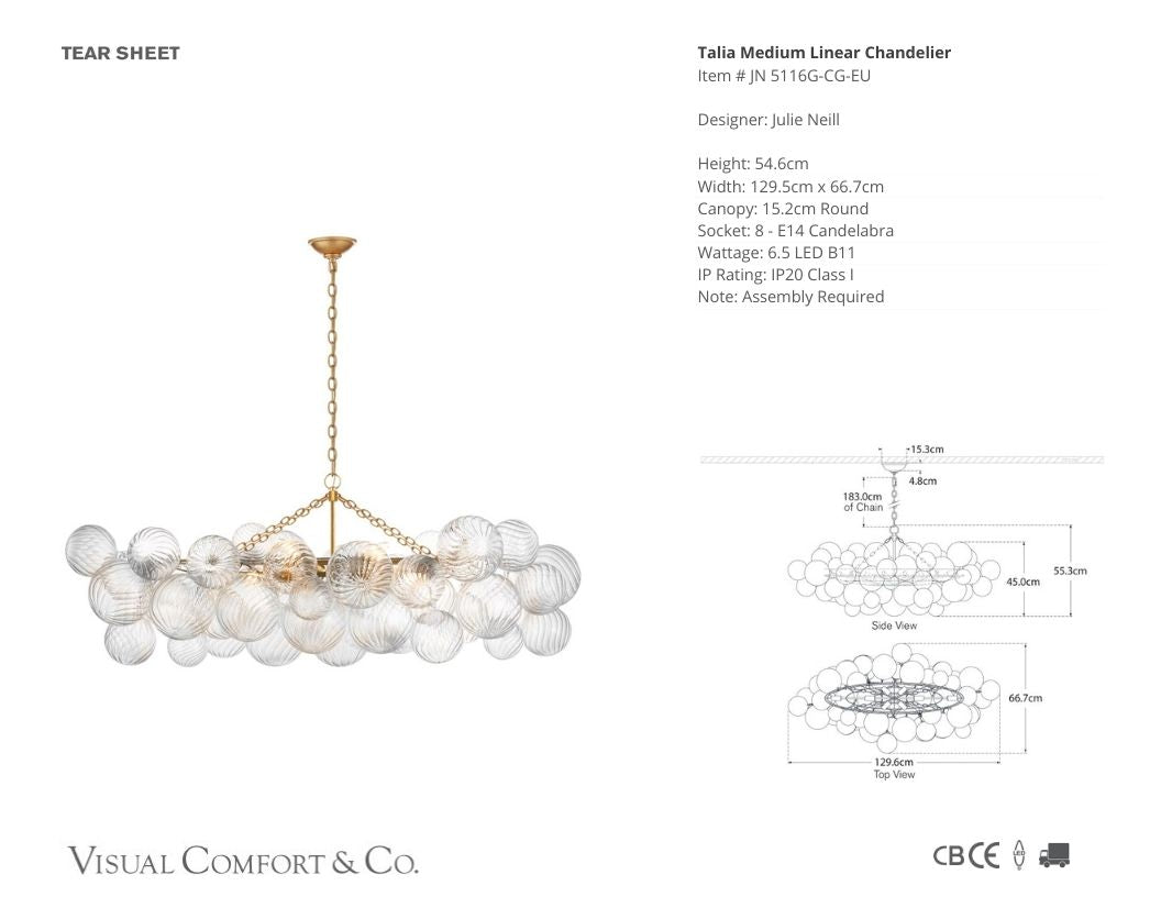 Julie Neill Talia Medium Gold Linear Chandelier Pendant Light Bloomingdales Lighting