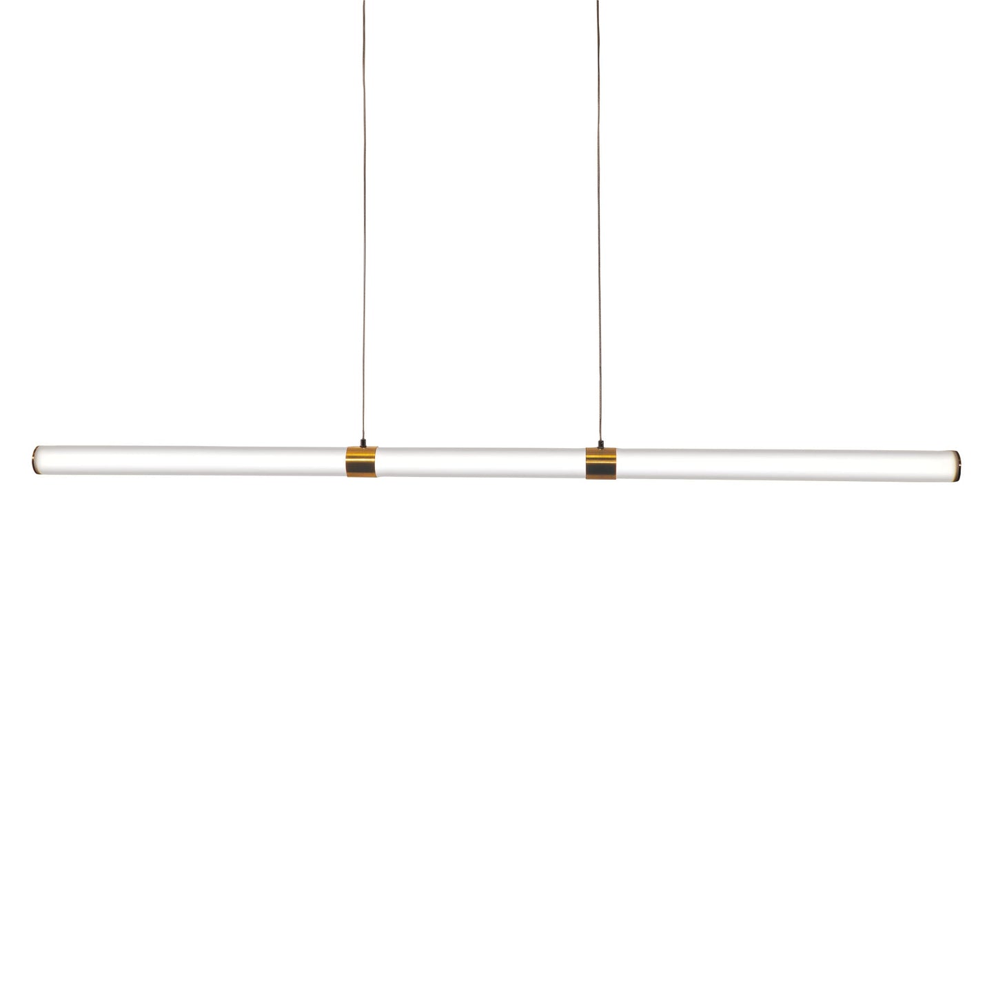 Kallita Brass Linear LED Tri-Colour Pendant Light Pendant Light Oriel Lighting