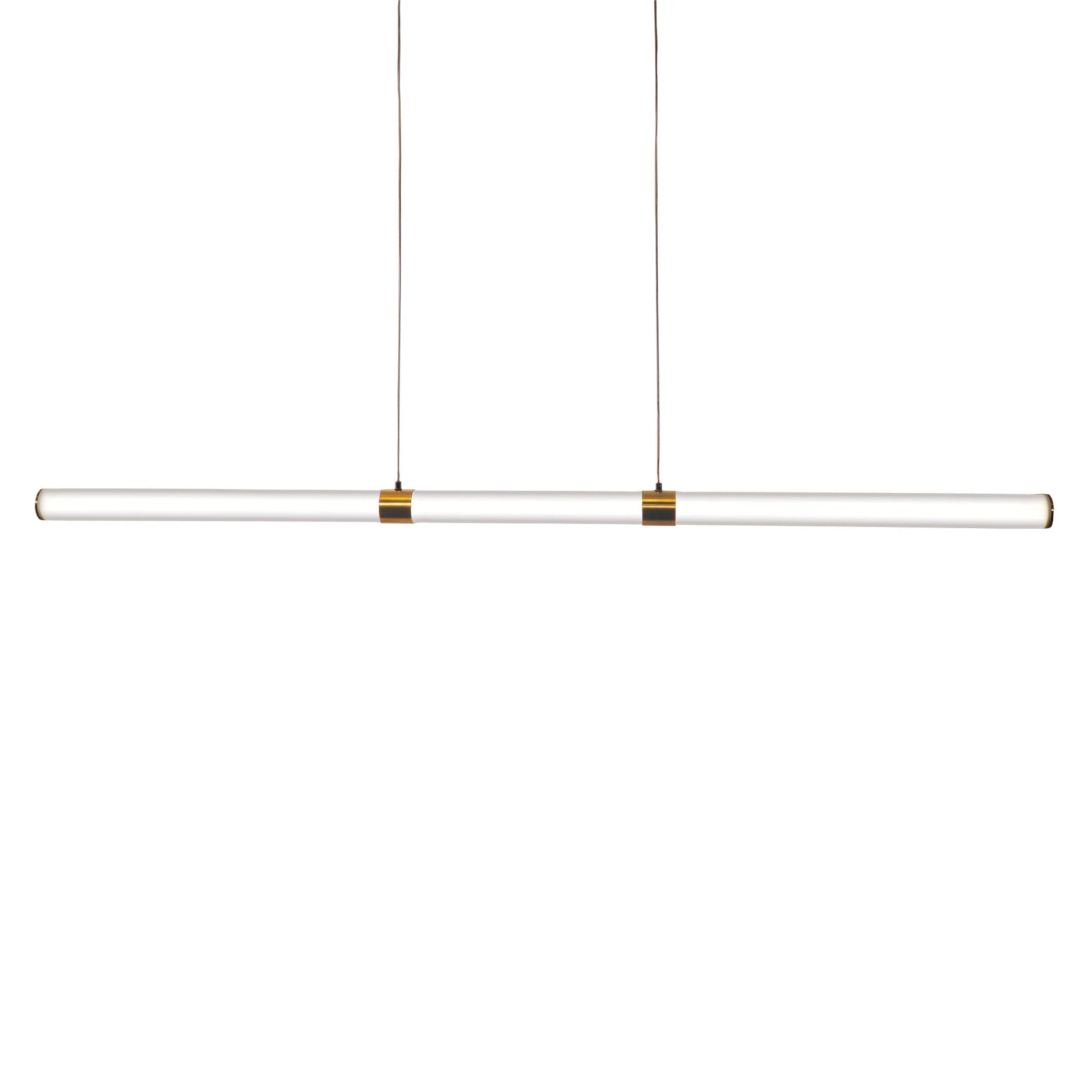 Kallita Brass Linear LED Tri-Colour Pendant Light Pendant Light Oriel Lighting