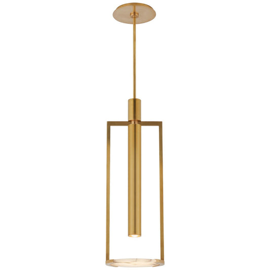 Kelly Wearstler Melange Medium Floating Alabaster Disc Pendant Light Pendant Light Bloomingdales Lighting Brass Medium