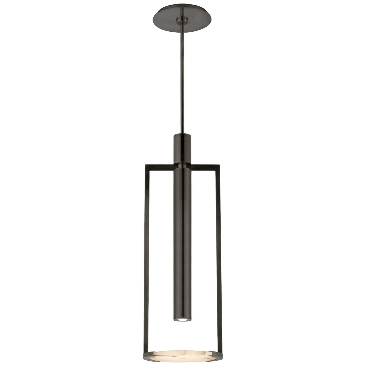 Kelly Wearstler Melange Medium Floating Alabaster Disc Pendant Light - Bronze Pendant Light Bloomingdales Lighting Bronze Medium