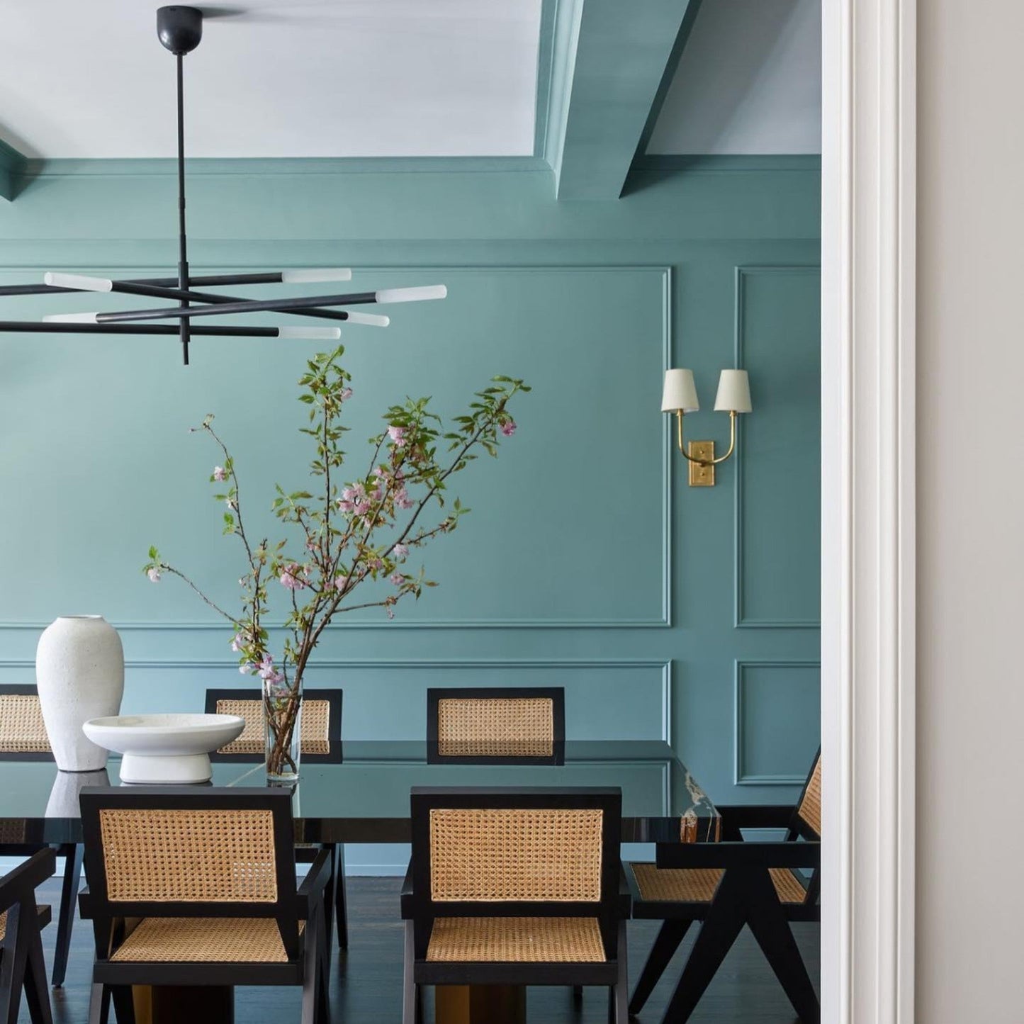 Kelly Wearstler Rousseau Grande Ten-Light Articulating Chandelier - Bronze Pendant Light Bloomingdales Lighting