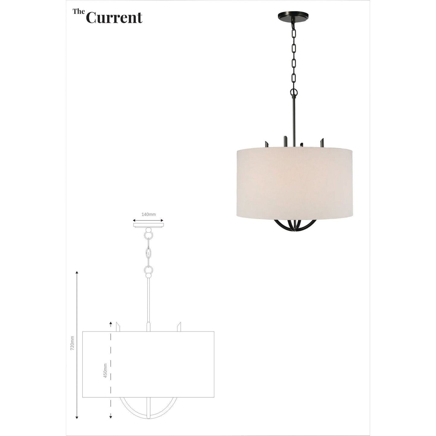 Leah Martin Sarai Bronze Linen Pendant Light Pendant Light Bloomingdales Lighting