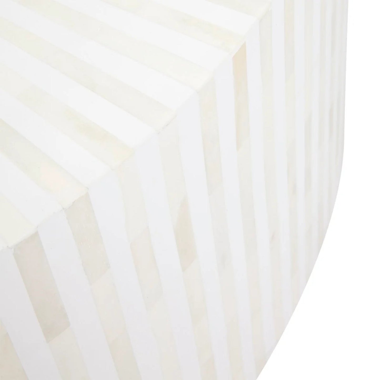 Makayla Natural Coffee Table - White & Gold Coffee Table Cafe Lighting & Living