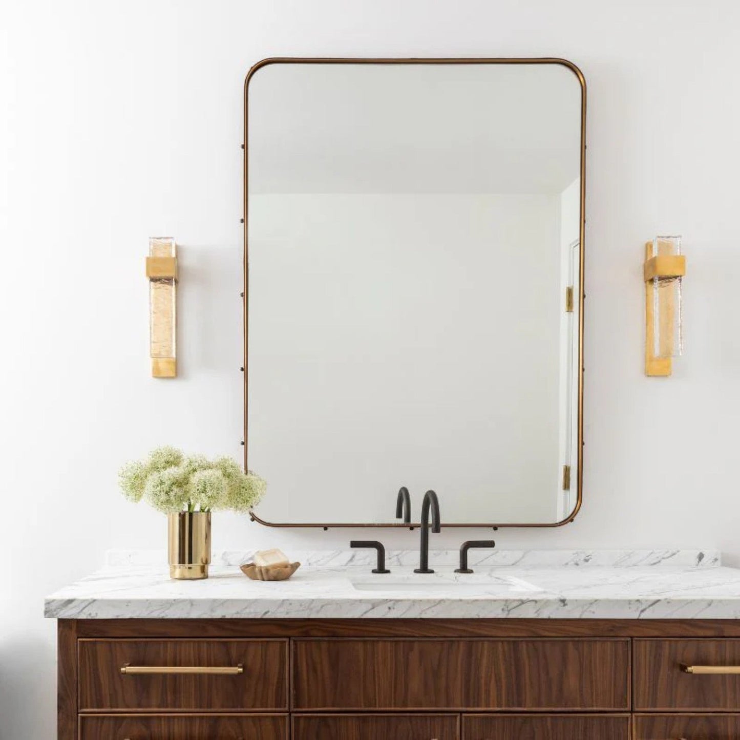 Marie Flanigan Brock Glass Medium Wall Sconce - Brass Wall Light Bloomingdales Lighting