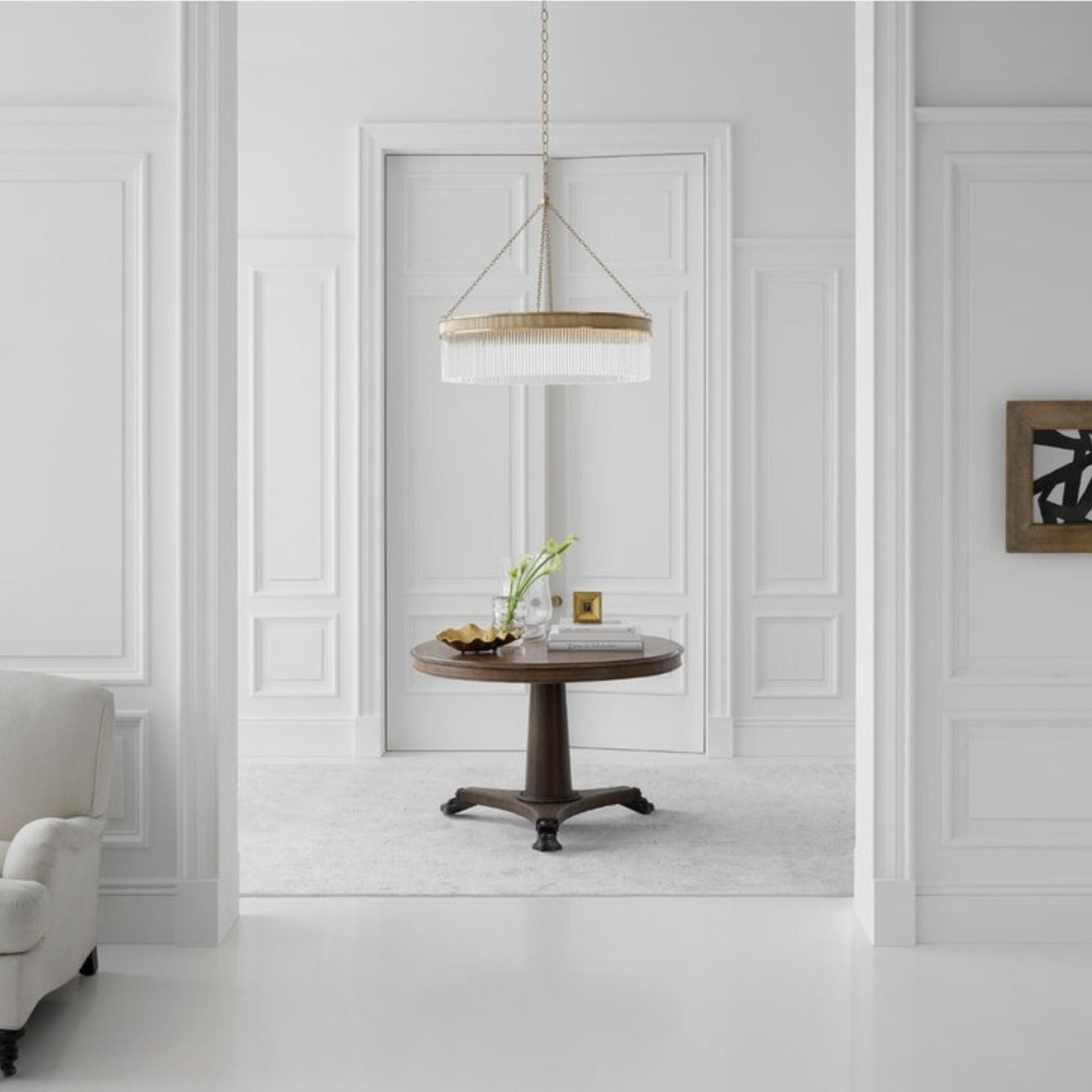 Marie Flanigan Menil Large Soft Brass Chandelier Pendant Light Bloomingdales Lighting