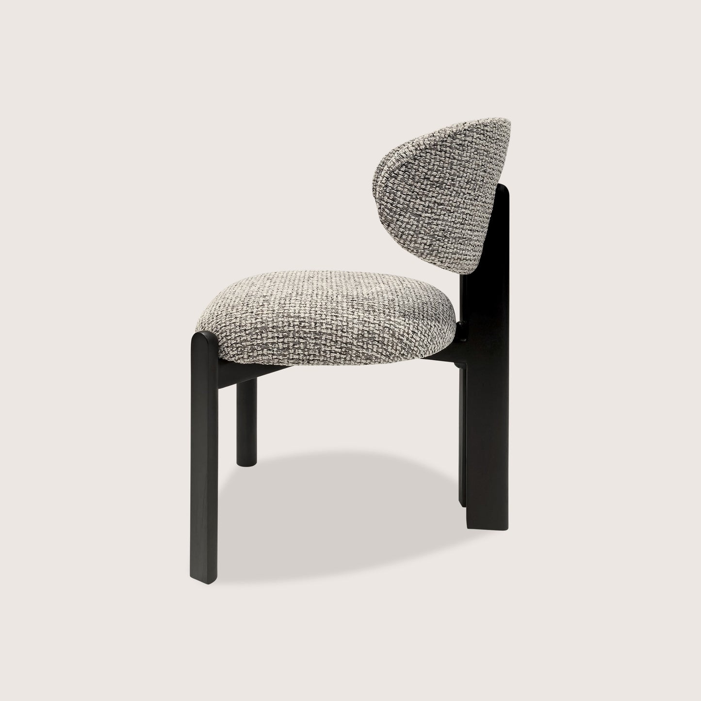 Matisse Timber Dining Chair - Black & White Dining Chair Raffine