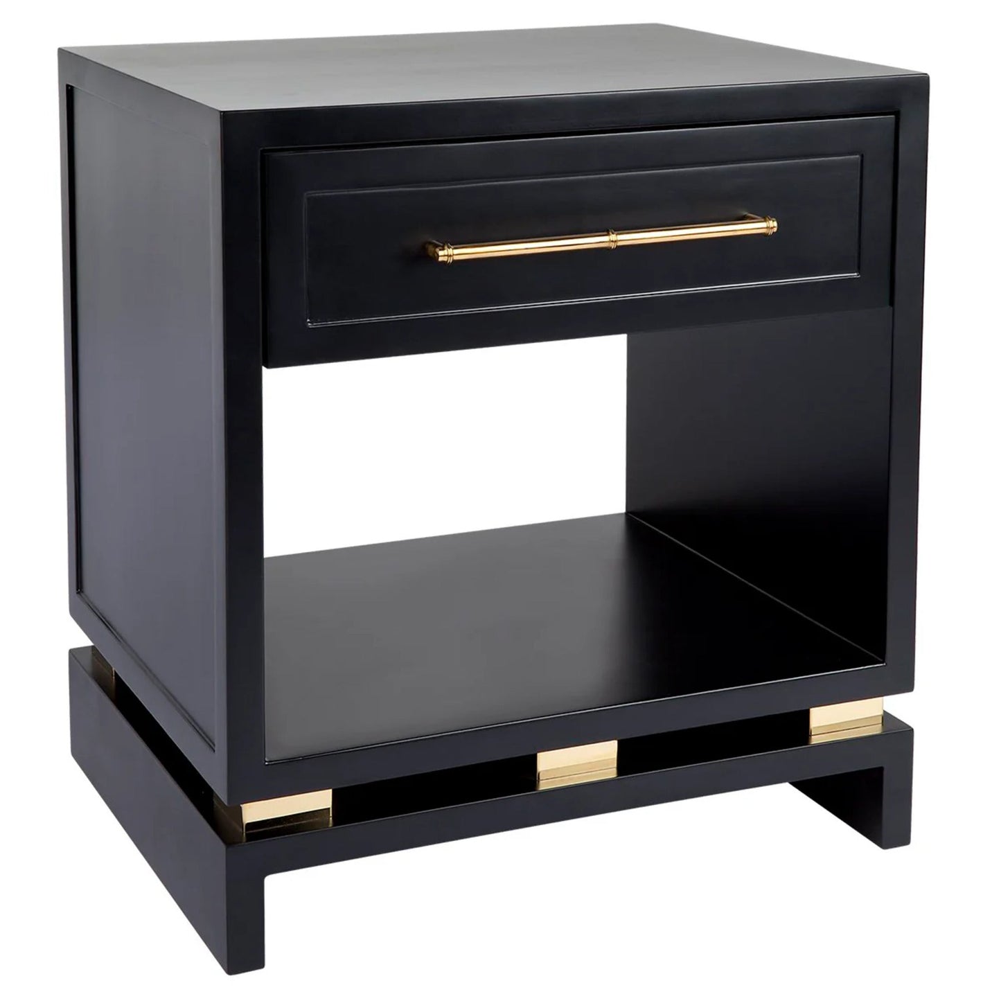 Pearl Small Bedside Table - Black Side Table Cafe Lighting & Living