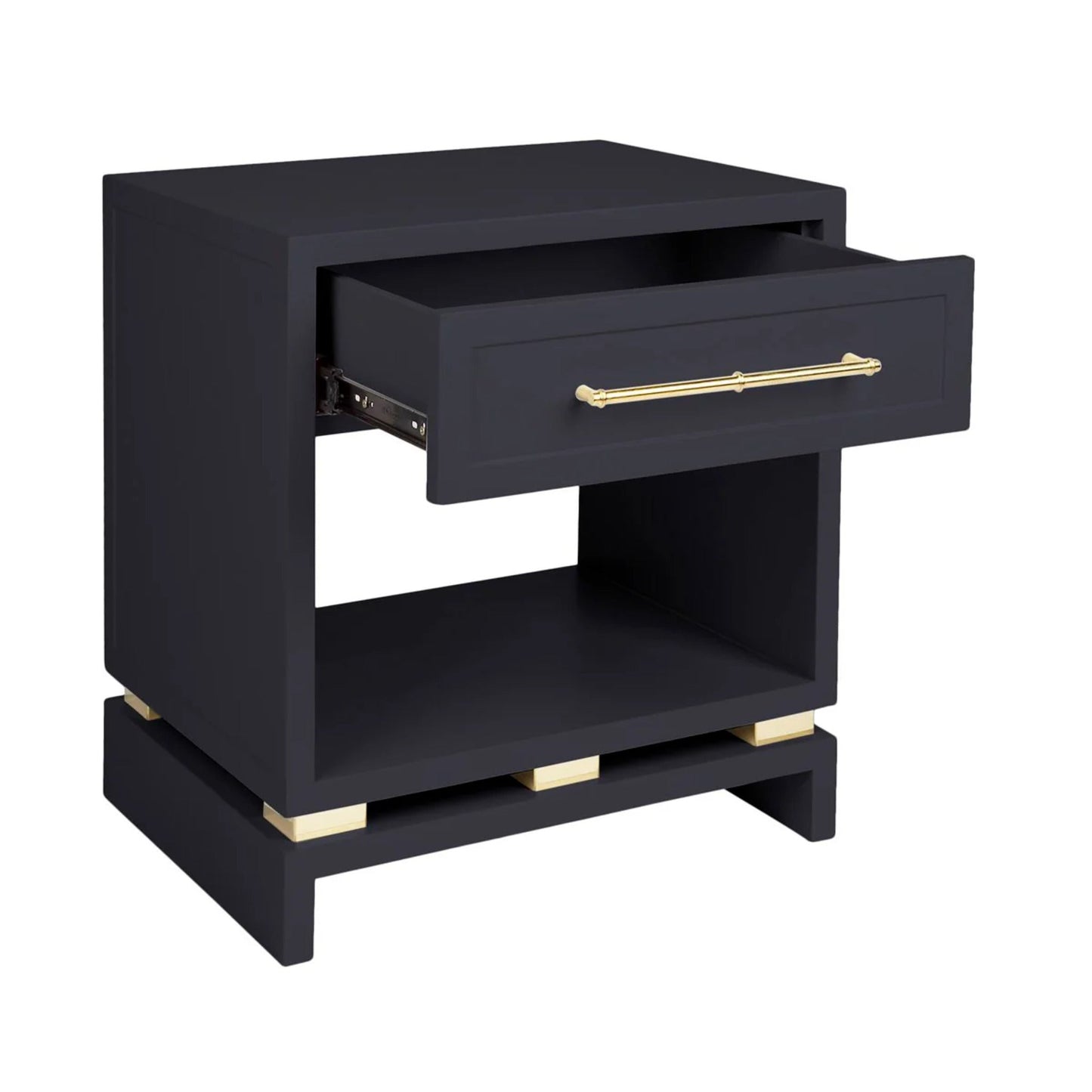Pearl Small Bedside Table - Black Side Table Cafe Lighting & Living
