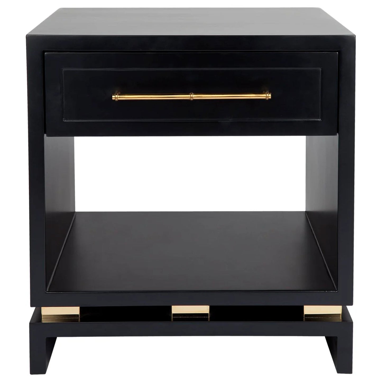 Pearl Small Bedside Table - Black Side Table Cafe Lighting & Living Black