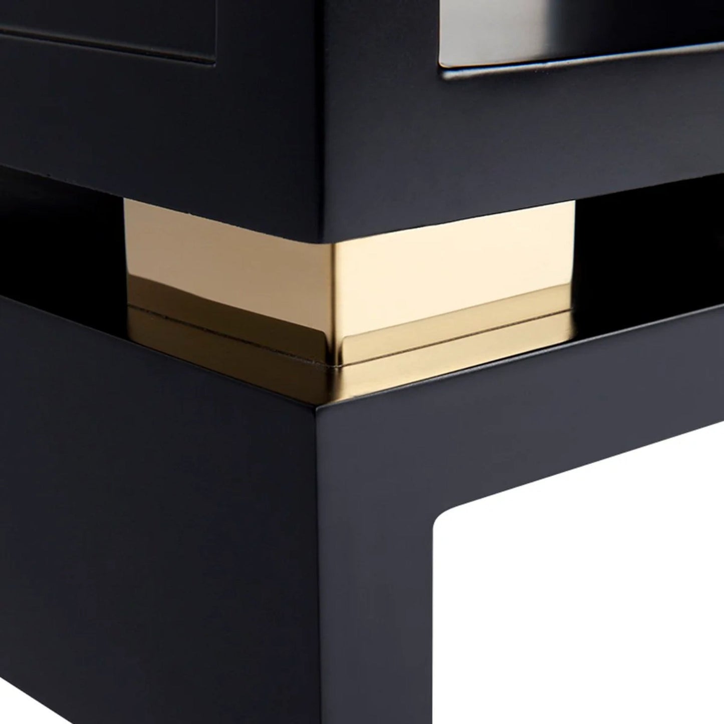 Pearl Small Bedside Table - Black Side Table Cafe Lighting & Living
