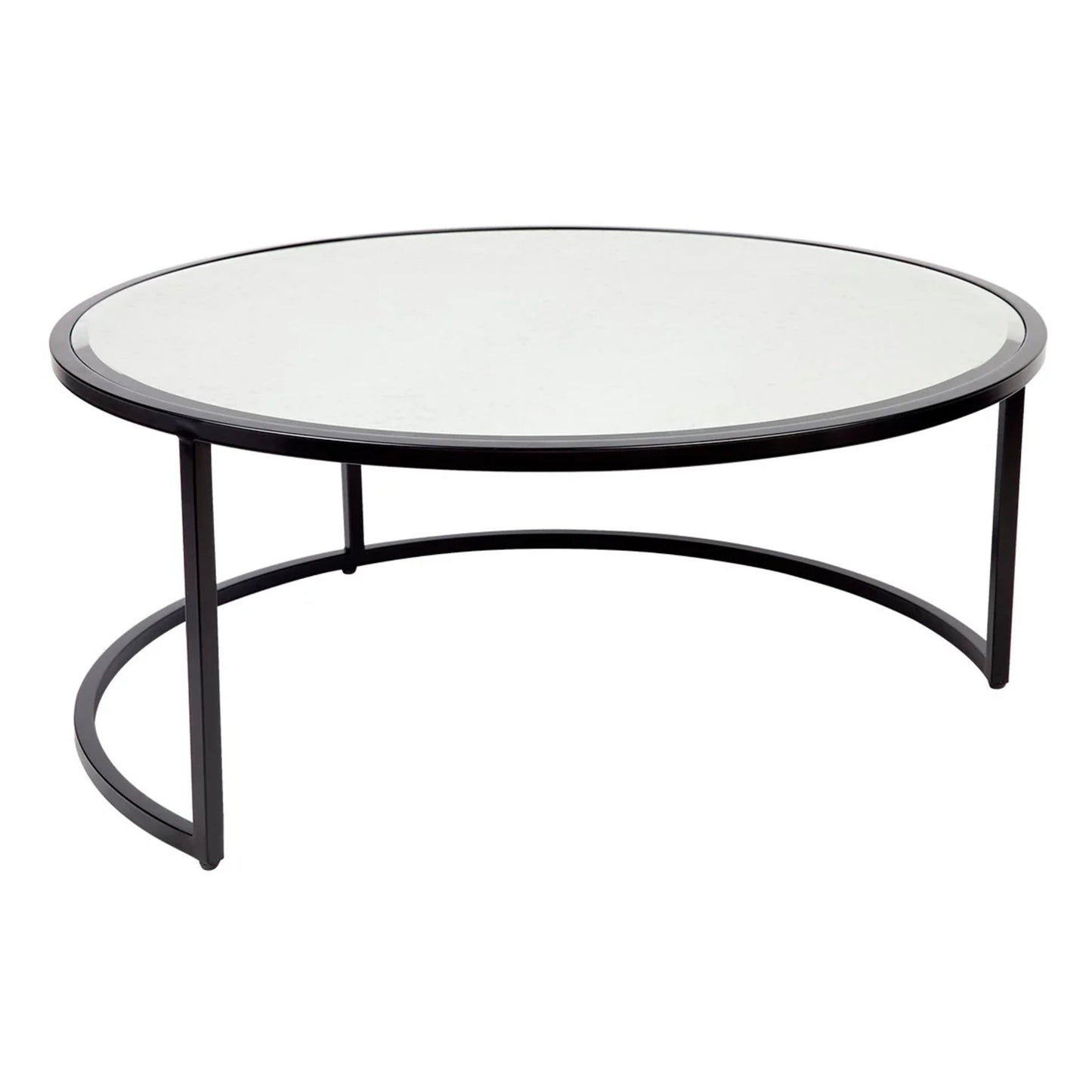 Serene Nesting Coffee Tables - Black Coffee Table Cafe Lighting & Living