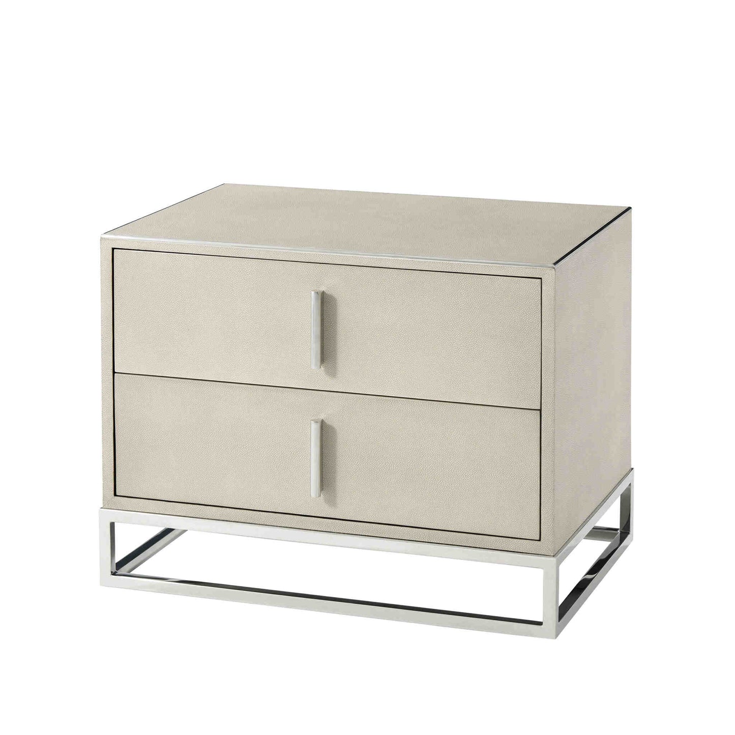TA Studio Blain Nightstand Bedside Table - Tempest Shagreen Bedside Table Bloomingdales Overcast