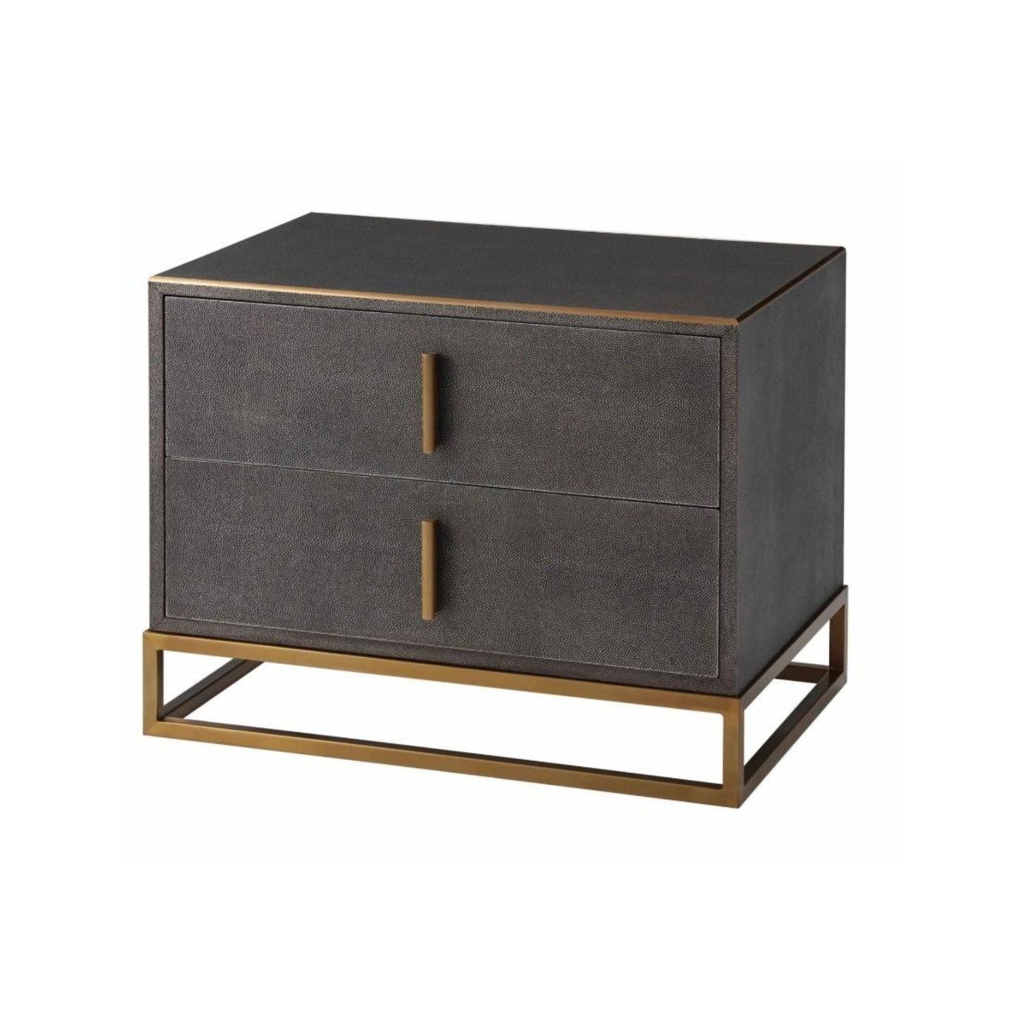 TA Studio Blain Nightstand Bedside Table - Tempest Shagreen Bedside Table Bloomingdales Tempest
