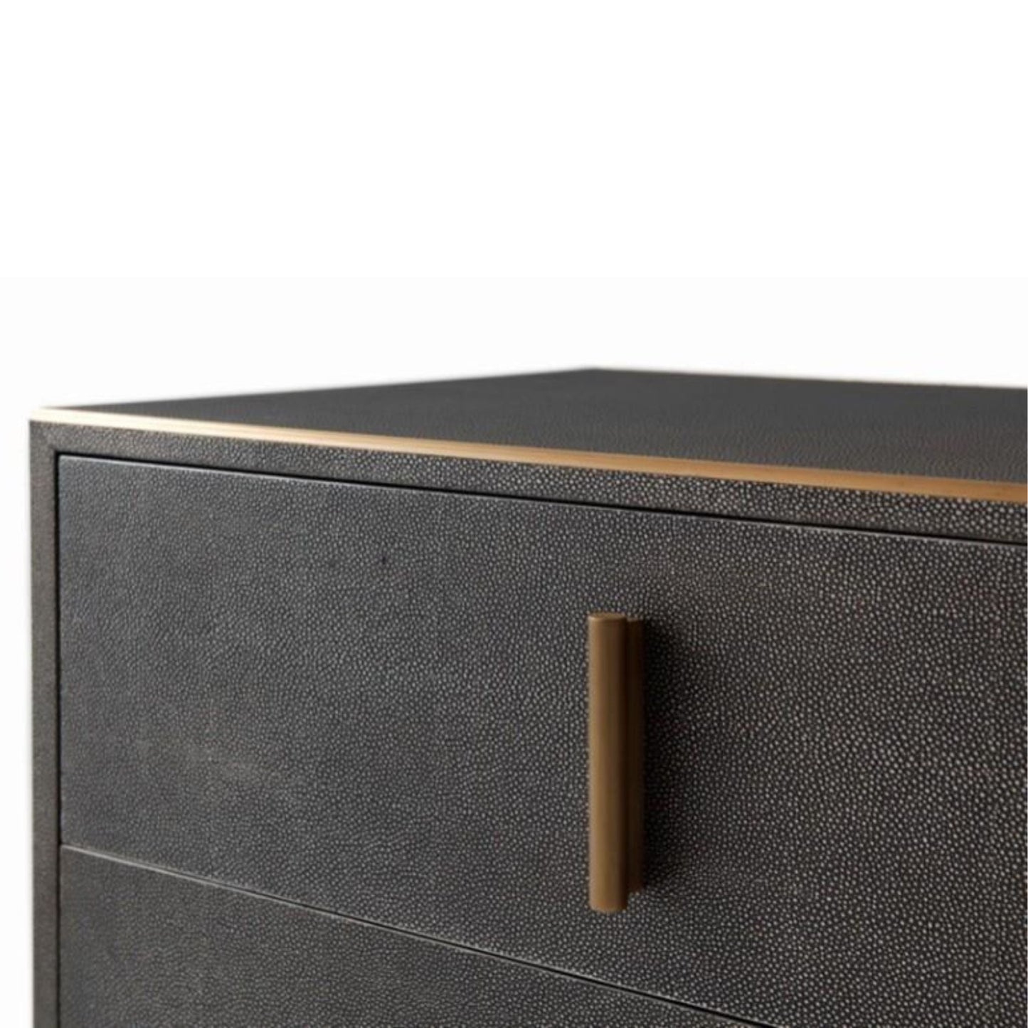 TA Studio Blain Nightstand Bedside Table - Tempest Shagreen Bedside Table Bloomingdales