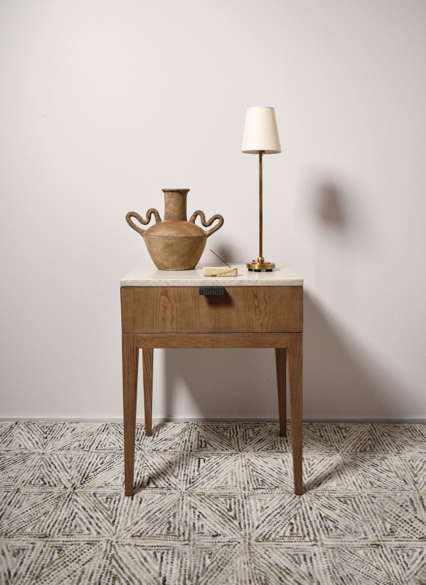 Theodore Alexander Catalina Single Drawer Nightstand - Earth Bedside Table Bloomingdales