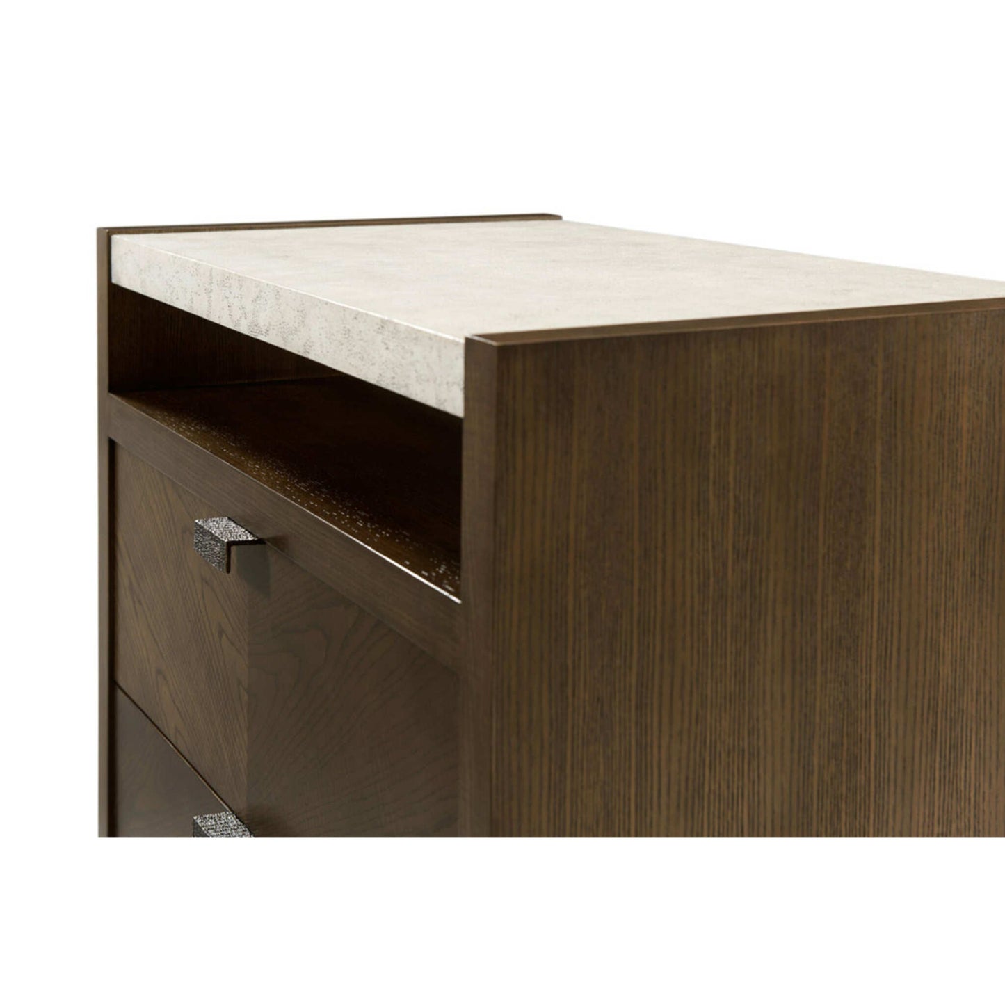 Theodore Alexander Catalina Two Drawer Nightstand - Earth Bedside Table Bloomingdales