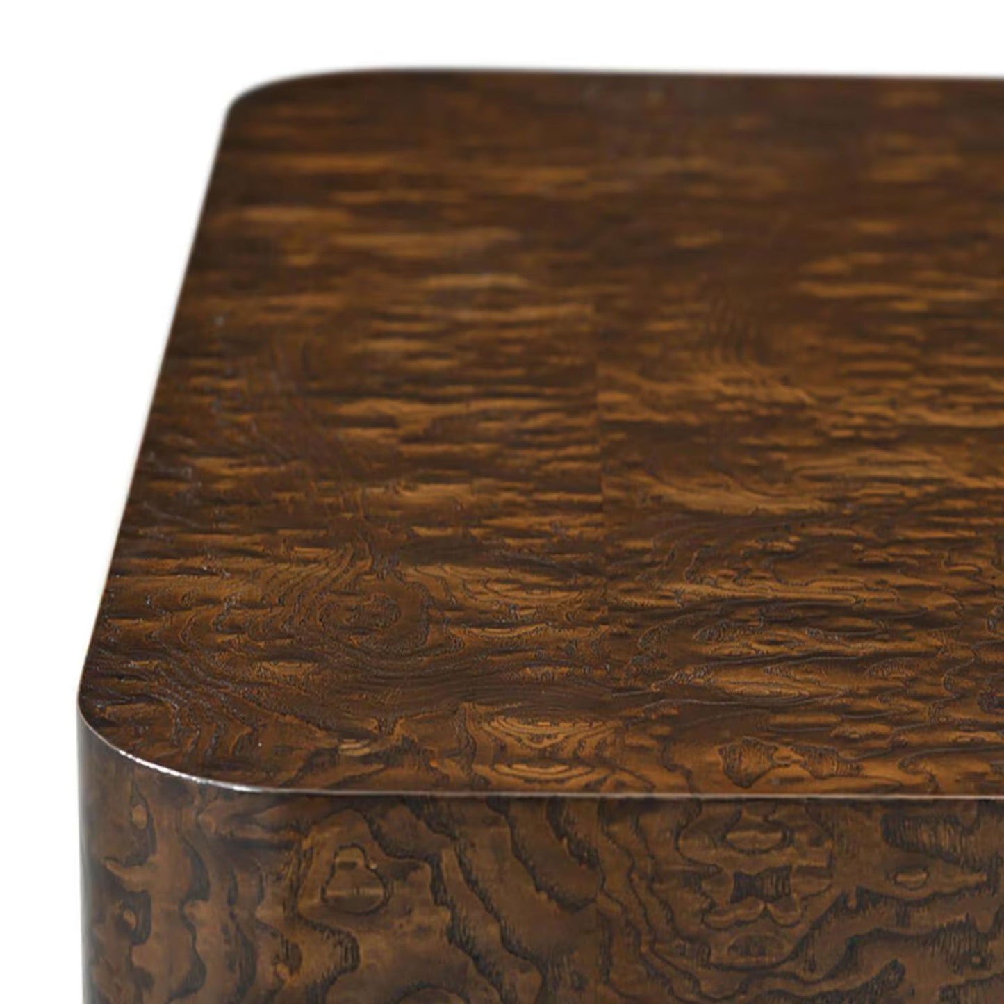 Theodore Alexander Kesden Three Drawer Nightstand - Pyramid Brown Bedside Table Bloomingdales