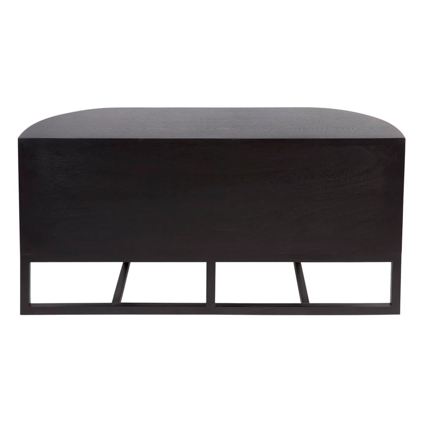 Theodore Curved Silhouette Buffet Table - Black Buffet Table Cafe Lighting & Living