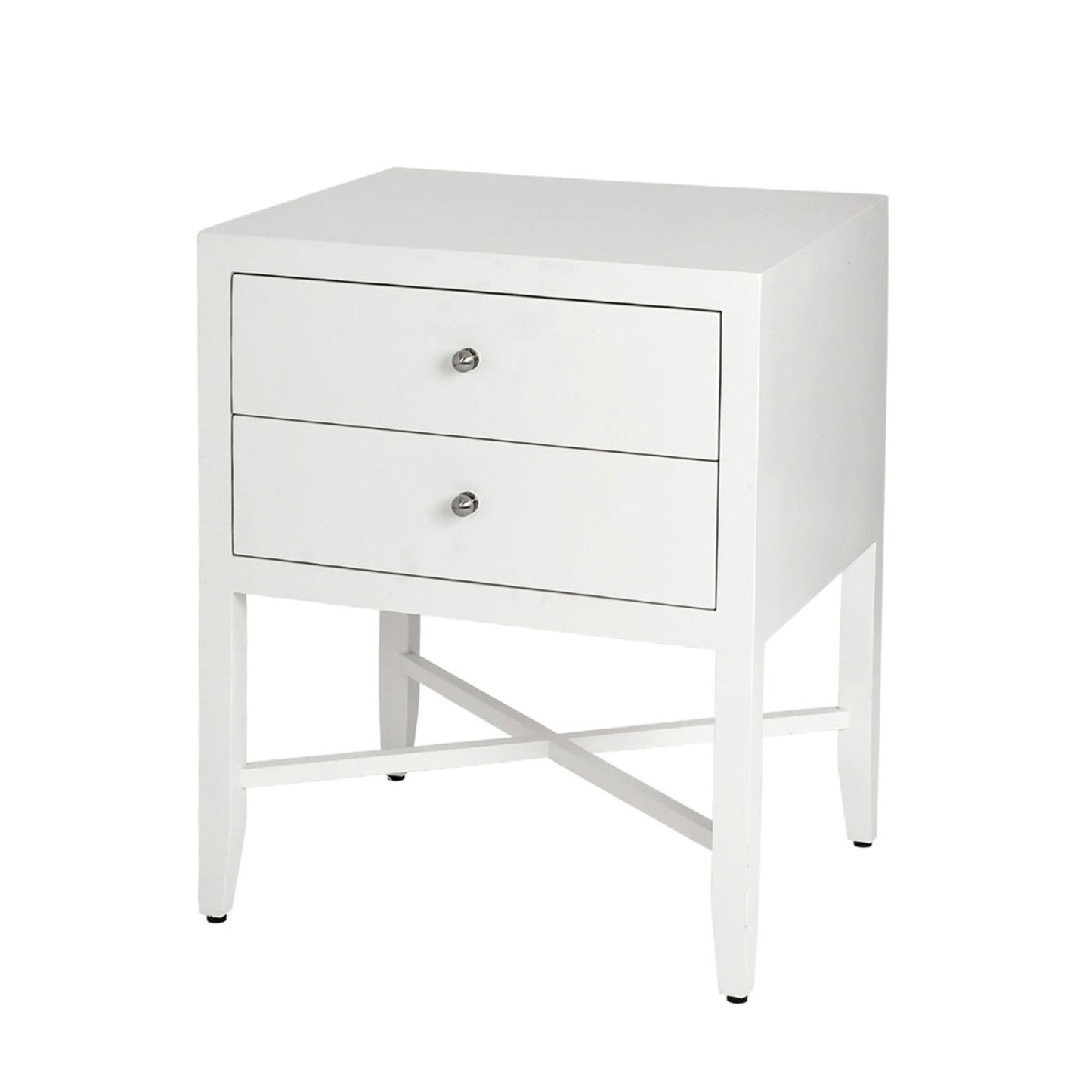 Two Drawer Bedside Table - Wengi Bedside Table Bloomingdales White Two Drawer
