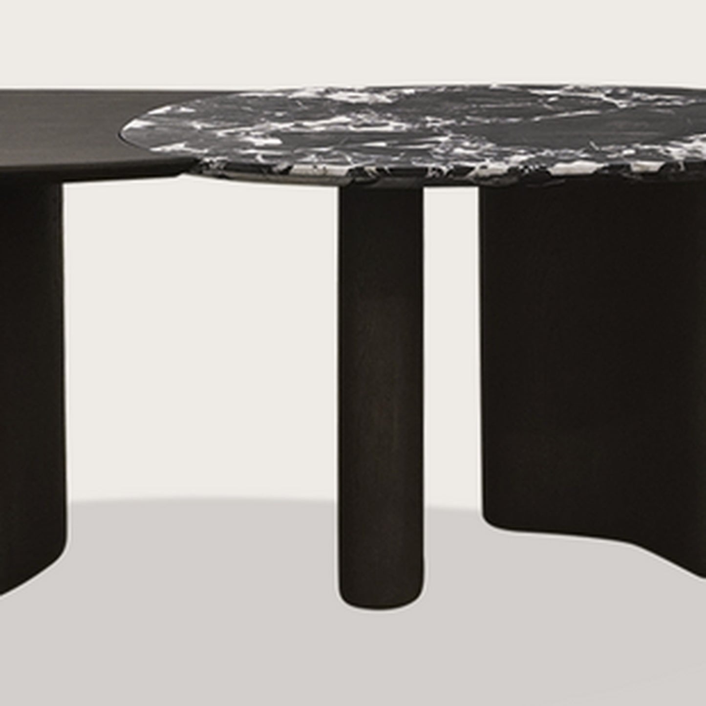 Xander Marble Dining Table - Truffle Dining Table Raffine