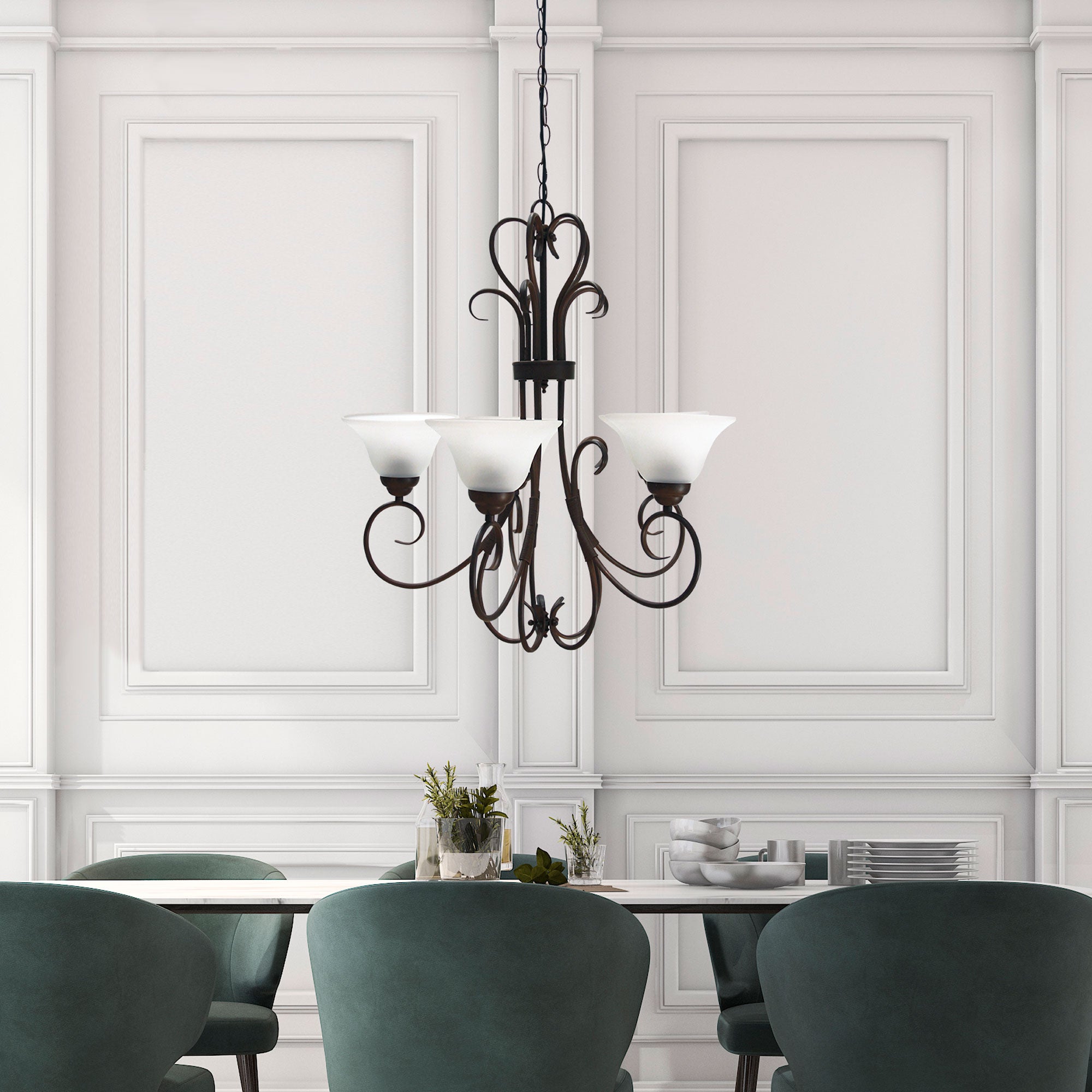 Dining Area – Luxe Pendant Lighting