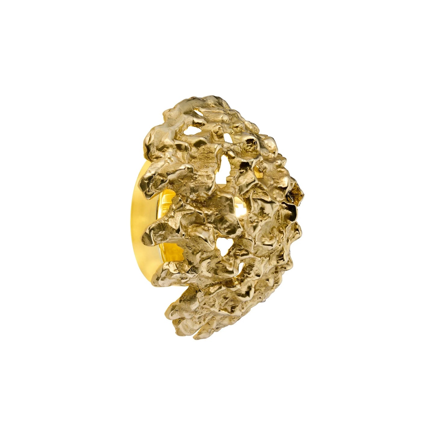 Esperia Meteorite Wall Light - Polished Brass Wall Light Bloomingdales Lighting