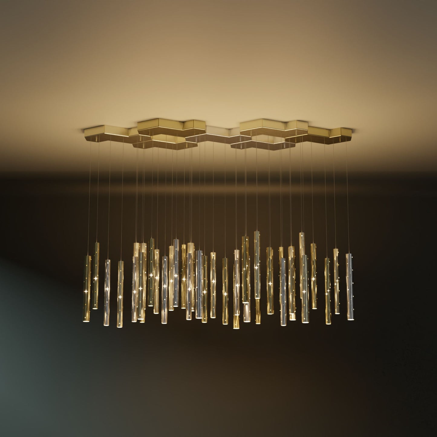Rain Multi Drop Pendant Light Pendant Light ILANEL